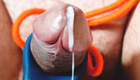 Cock Milking Close Up