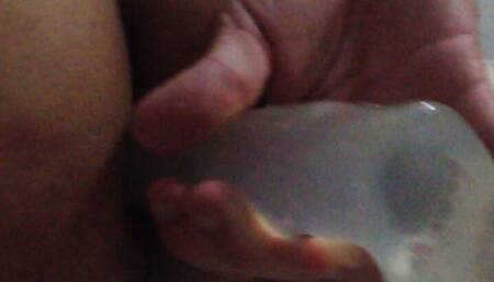 Shoving a 9-inch dildo up my ass