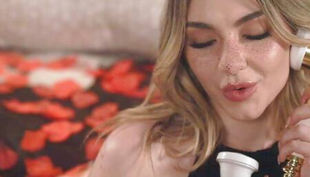 SLAYED Gorgeous Charlotte Stokley Rides Tiny Demi Hawks' Eager Face