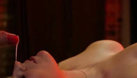 Romantic weekend away - Huge Busty Blonde Facial & Orgasm