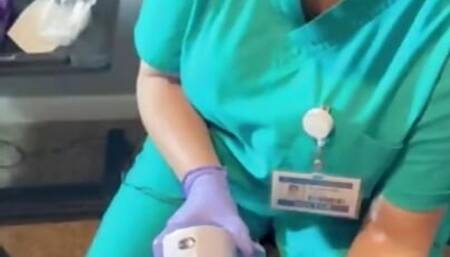 Sperm bank nurse recognized me and offered to help with machine