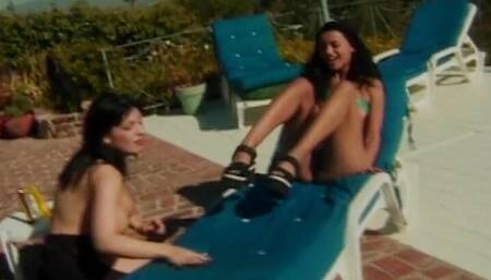 Beautiful lesbo babe gets eaten by her horny girlfriend