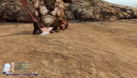 Hentai (リ ョ ナ) anime ryona, Furry monsters and aliens | game SWORD x HIME part6