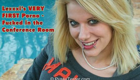 Lexxxi Larue's Audition - 19 Yo Fucked Silly in the Conference Room