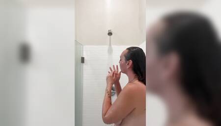 Showering before work