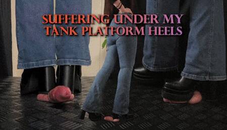 Suffering Under My High Platform Tank Heels (Edited Version) - TamyStarly - Cock Balls Crush Trample, Shoejob, CBT, Trampling, Bootjob, Stomping