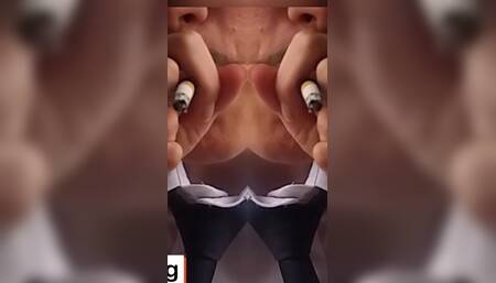 Gender Play Smoking Fetish Trip