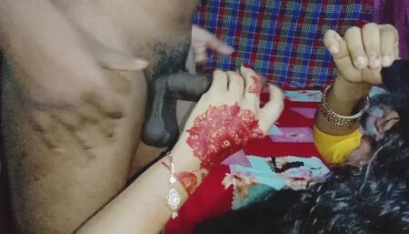 New Married Couple Having Romantic Sex