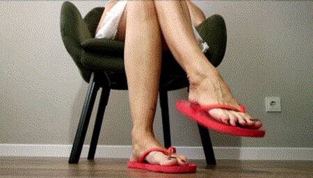 Red flip flops play today MP4
