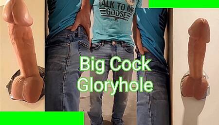 Gloryhole Causes a Big Cock and Big Cumshot