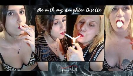 like mother, like daughter, in leopard bra