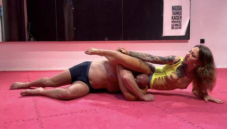 Foxxy’s smothering and scissors domination for Scott