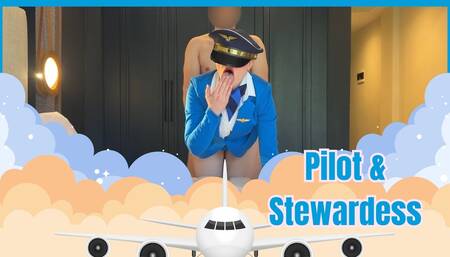 NEW & PREMIUM - Pilot & Stewardess porn video\n\n