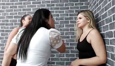 Extreme Lesbian Fight Girls