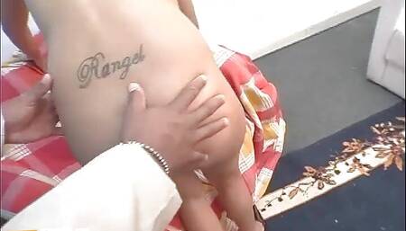 Brazilian Teen Gets Her Pussy Banged Hard by a Muscular Man with Huge Dick