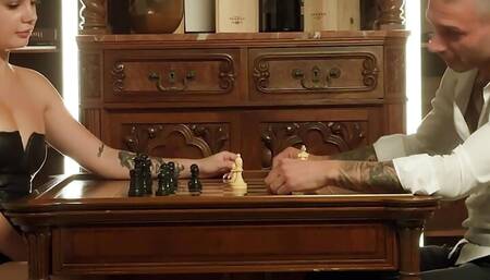 Beautiful Spanish superstar Valkiria Lapiedra gets her taut brown sphincter ravaged on a chess table in utter HD -