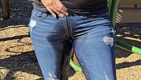 Wetting fun in public