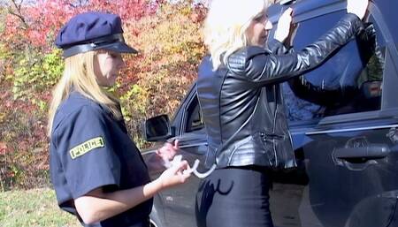 Lily Gets Arrested (2K upscaled) - Amber Wells & Lily Anna