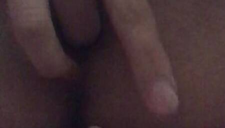 Virgin fingering her tight pink pussy