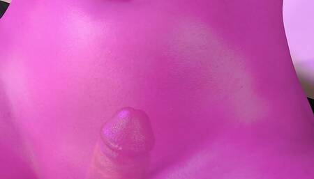 Sweet Purple Juicy Bald Ass Pussy Gets Creampied By A Futa Cock