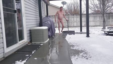 Micropenis Jeffery Heuett Shoveling Snow Naked