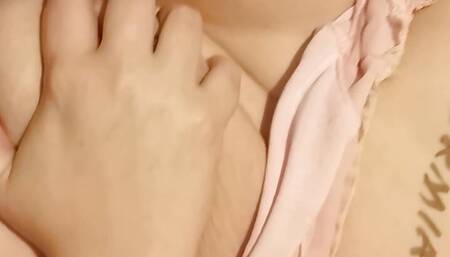 Baby girl rimming, Daddy coats her in cum