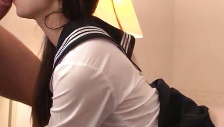Misaki Yoshimura's throat-coating oral job on a fat rod will leave you erected - uncensored JAV!
