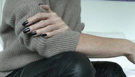 Lady Victoria Valente - Beautiful Hands, Black Fingernails, Close-ups, JOI