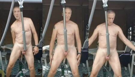 Dildo Machinefuck Fuckmachine Vacuumcleaner Sucking Outdoor Sexshow