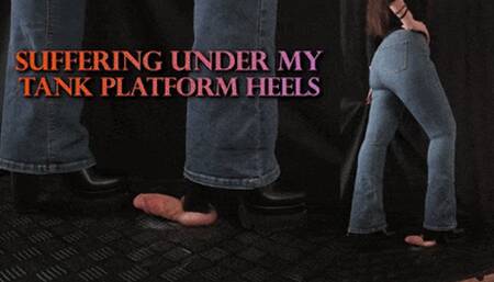 Suffering Under My High Platform Tank Heels (Double Close Version) - TamyStarly - Cock Balls Crush Trample, Shoejob, CBT, Trampling, Bootjob, Stomping