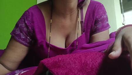 Hot Bhabhi Night in Bedroom M Romantic Mood