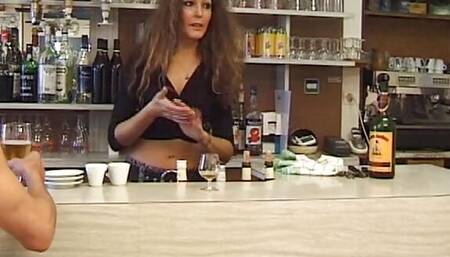 Anal sex with a superb French brunette