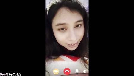 DaniTheCutie is your beautiful long distance girlfriend in this video call