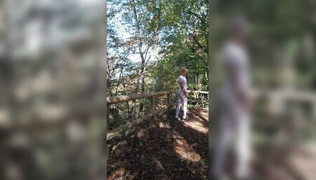 Hooker on the bike path