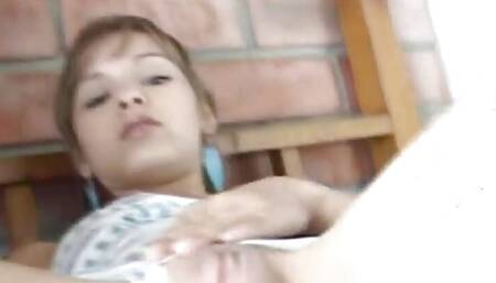 Slutty teen Selina rides big cock