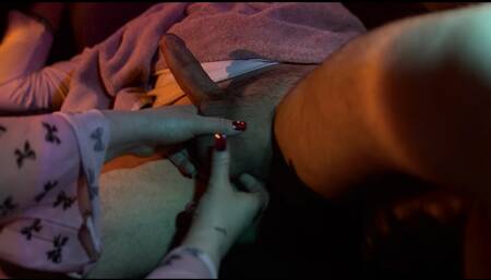 STEP MOMMY HELPS HIM GET ALL THE CUM OUT.