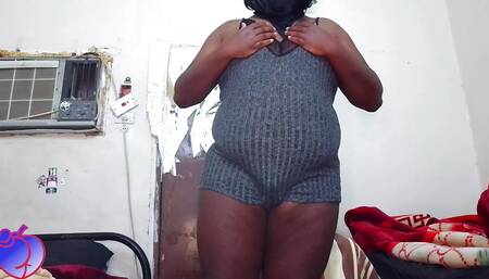 Sissy Showing Her Chubby Body.