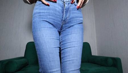 Under my levis jeans