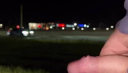 Dickflash to many Cars on the highway