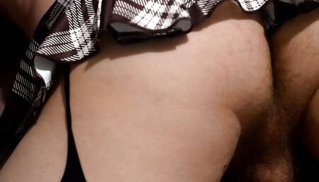 Sexy schoolboy going solo