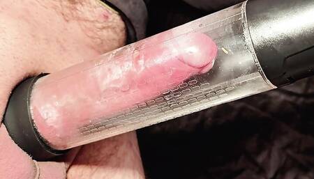 Huge multiple cum in a condom! I use a vacuum pump to help.