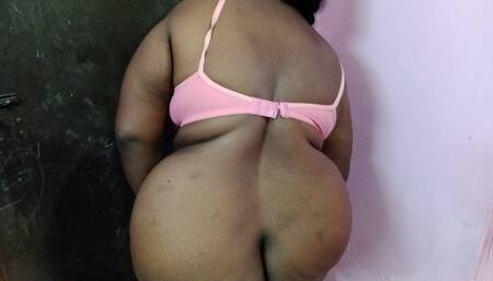 Indian Desi hot wife bra changing in husband