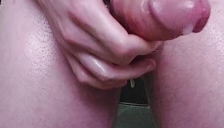 Showing off my cock and ass while jerking off