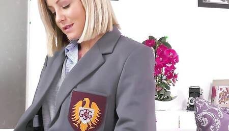 Cute Coed Sicilia Deep Throats & Rides Her Boyfriend's Cock!