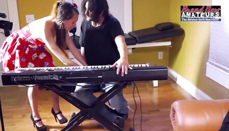 Green Eyed Petite Brunette Cloe Gets Her Soft Pussy Fucked!