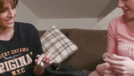 Amateur IR anal babes 3some smashed in POV by BBC dude