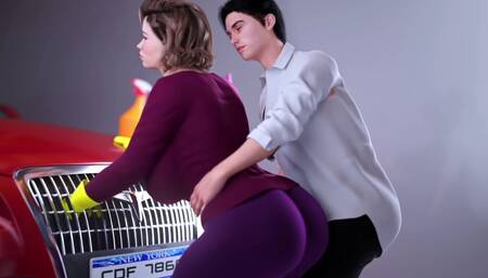 Busty Sexy MILF Got Stuck Then She Got Her ASS FUCKED, MILF Got Stuck Some Big Cock Will Help Her - Apocalust Sex Scenes