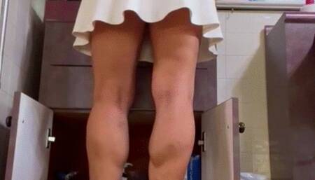 Beige Mini Sexy High Heels Freestyle Flex
