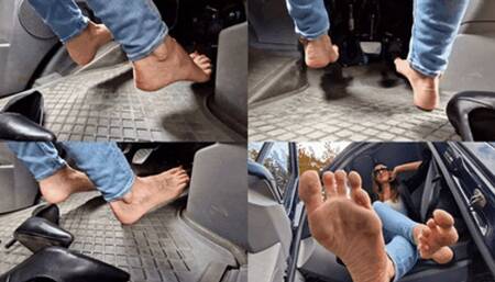 Tired feet on the pedals after a long day