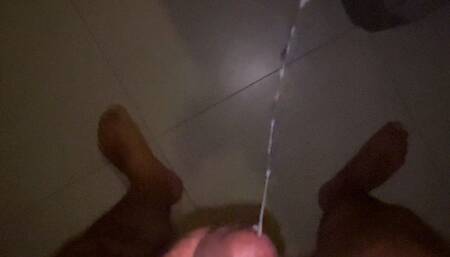 Meek Cuckold Can't Resist Horniness and Cums in the Handjob When He Hears His Hot Wife Moaning Loudly on Her Lover's 23 Cm Cock